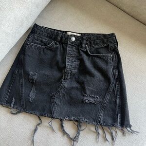 Free people Denim high Rise Skirt